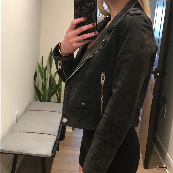 Suede Motorcycle Jacket - Picture 5 of 11